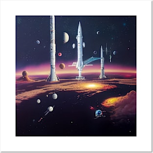 Interplanetary Spaceport Posters and Art